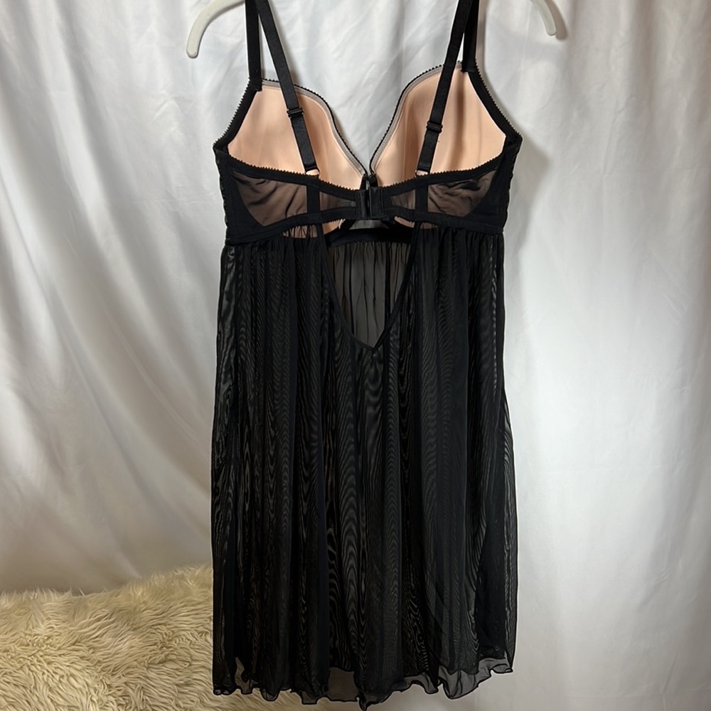 Parfait Womens Black Sexy Lace Babydoll Size 36E - Picture 4 of 8